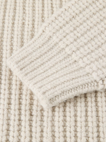 Horn Button Knit Coat_BDHL7978