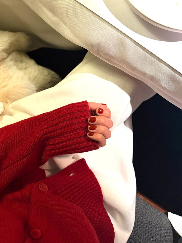 Beaded Embroidery Knit Top Or Cardigan_BDHL8121