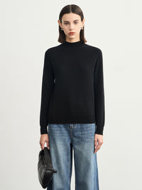 Half-Turtleneck Ribbed Knit_BDHL6543