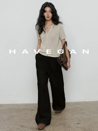 Thin Loose-Fitting Wide Pants_BDHL7060