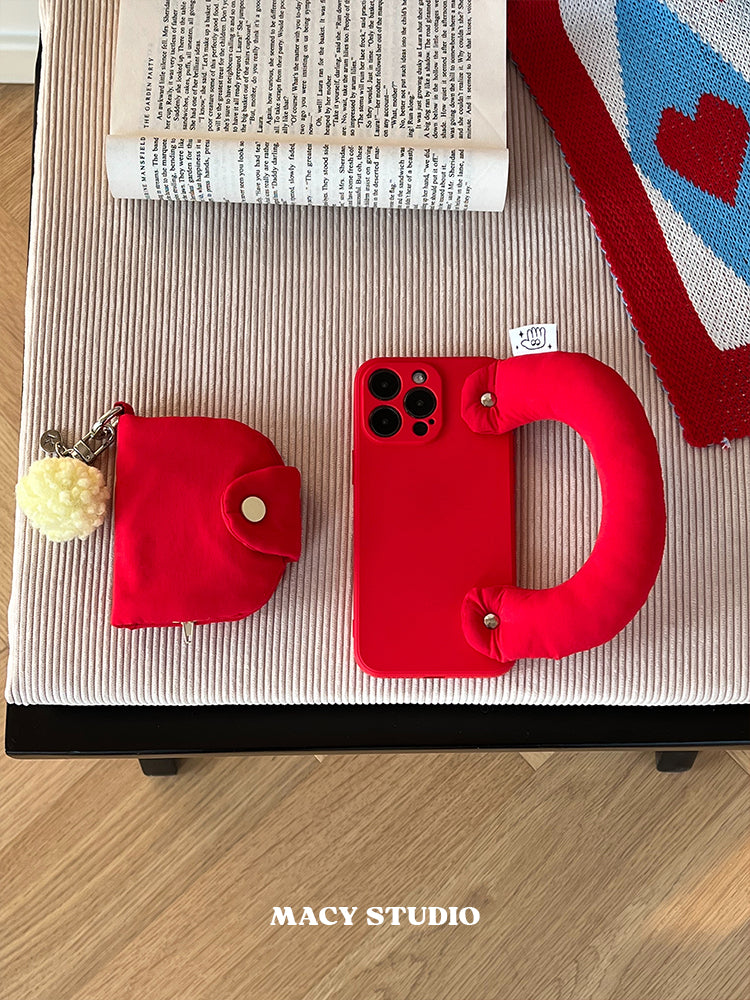 【iPhone17追加】Red Wristband iPhone Case_HL3268