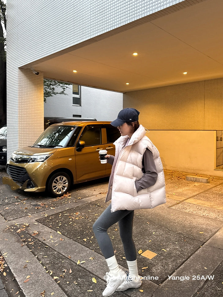 立領羽絨背心外套_BDHL8052