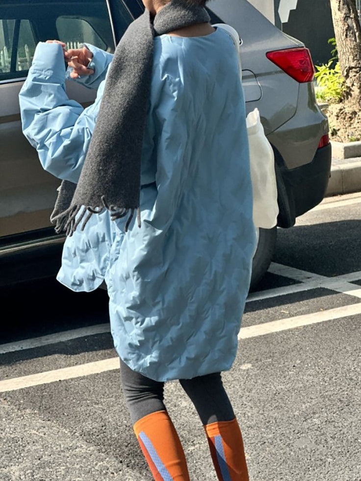 圓領套頭羽絨外套_BDHL8134