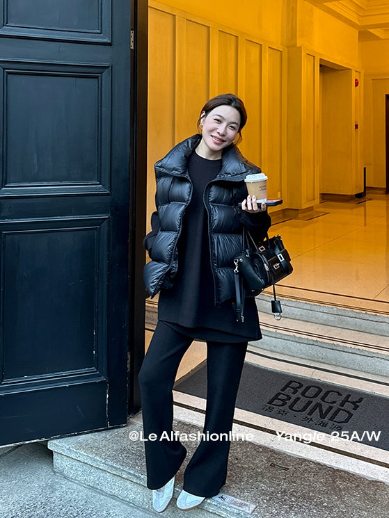 Loose-Fitting Sweatshirt Or Flared Skirt Pants_BDHL8007