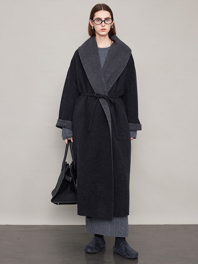 Large Lapel Reversible Long Coat_BDHL6610