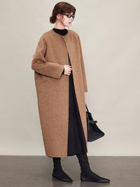 Scarf Straight Silhouette Coat_BDHL6673