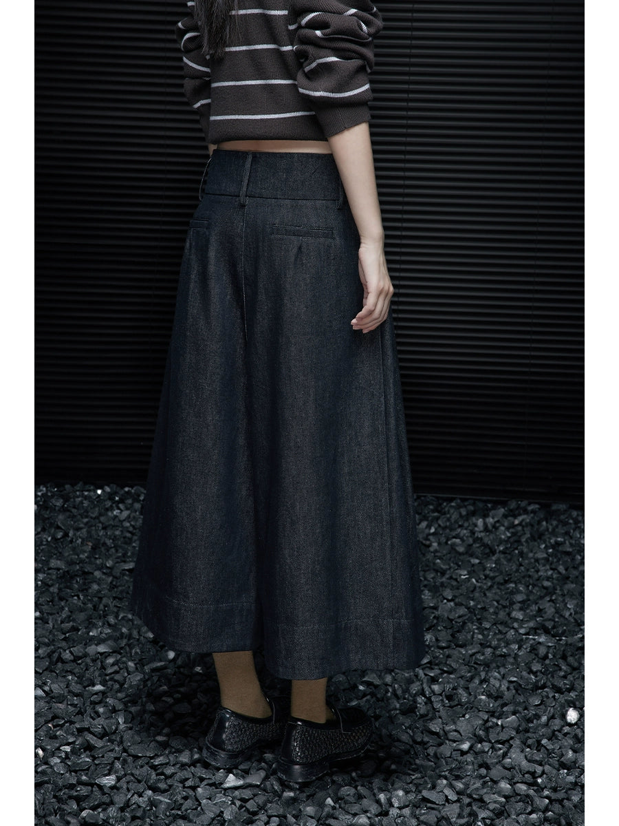 High-Waist Flare Culotte Pants_BDHL7649