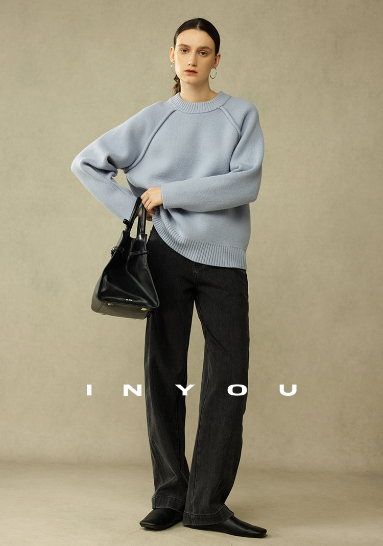 Thick Leg-Of-Matton Sleeve Knit_BDHL6789