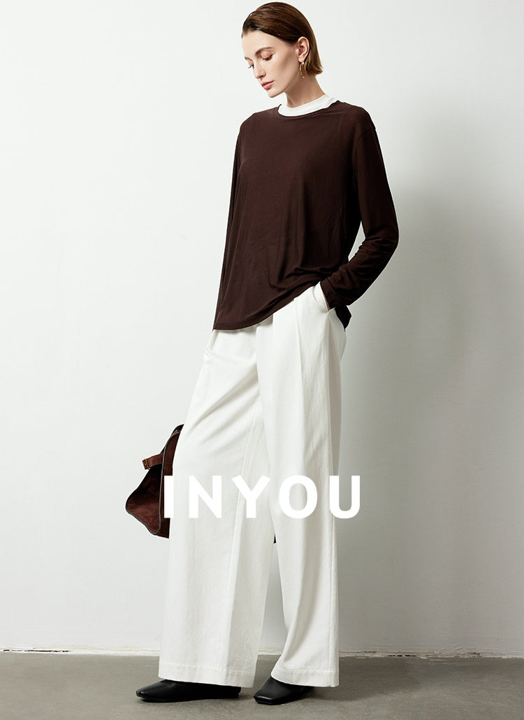 Draped Pressed Wide-Leg Pants_BDHL6392