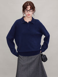 Thick Polo Knitted Sweater_BDHL6636