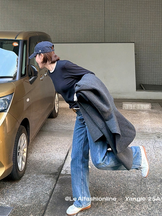 Two-Piece Style Long-Sleeved Shirt_BDHL8003