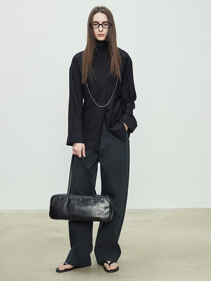 Simple Design Wide Pants_BDHL7103