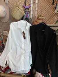 Lace-Stitched Thin Shirt_BDHL7272
