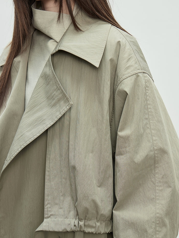 Large Lapel Double-Breasted Jacket_BDHL7079