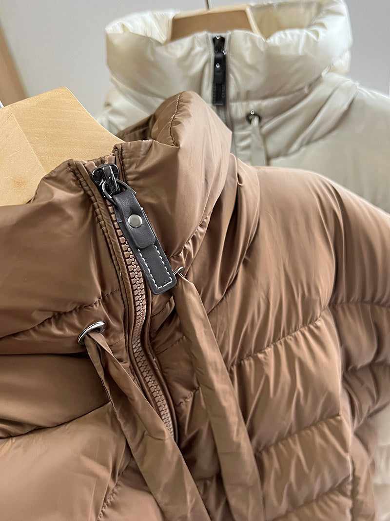 Hooded Short Down Vest_BDHL8039