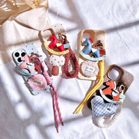 3D Leather Rocking Horse Phone Case_HL3270