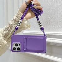 Detachable Lanyard Card Holder iPhone Case_HL3275