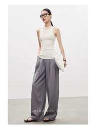 High Waist Easy Wide Pants_BDHL4428