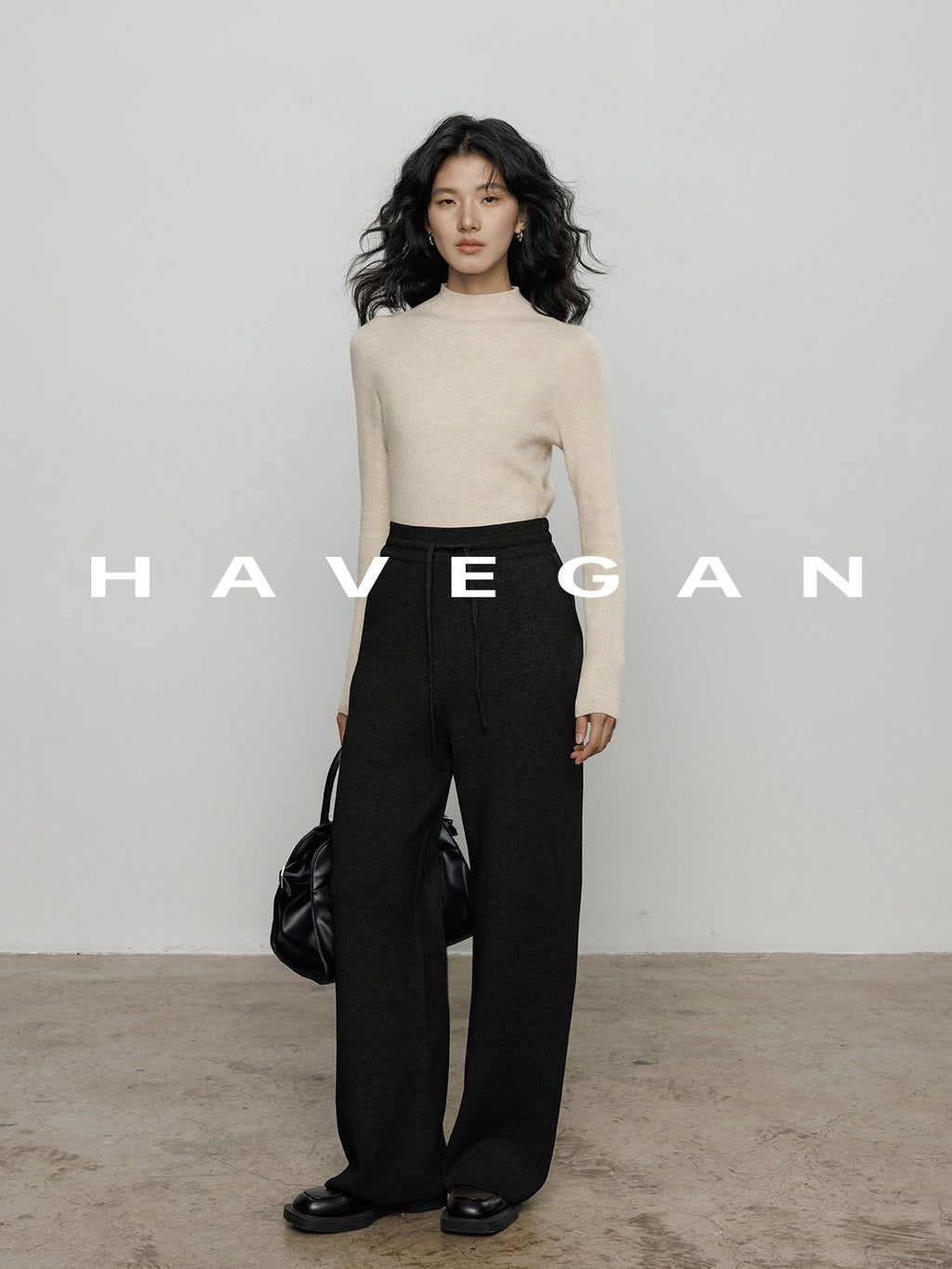 高腰磨毛運動褲_BDHL7964