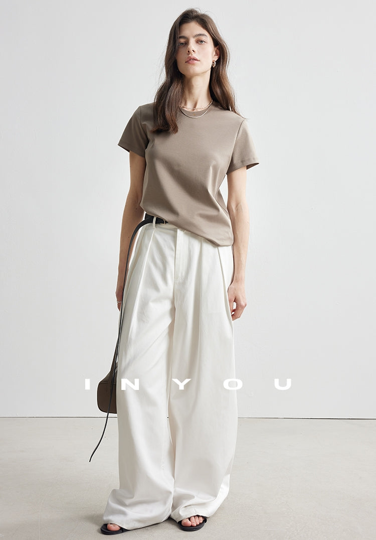Straight Shoulder T-Shirt_BDHL7179