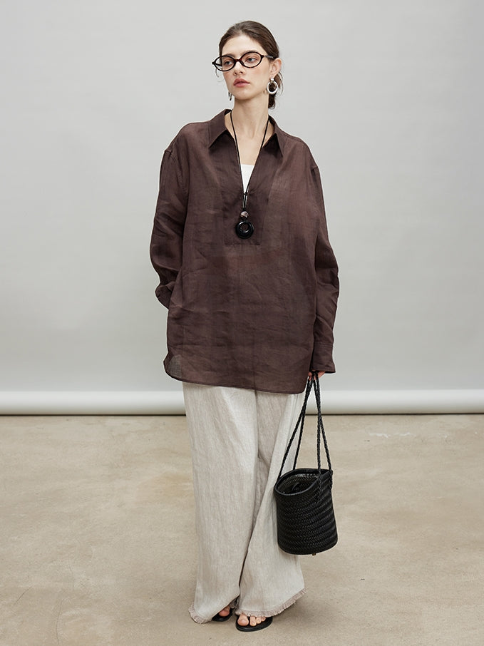 Loose Sleeveless Vest Or Wide Pants_BDHL7190