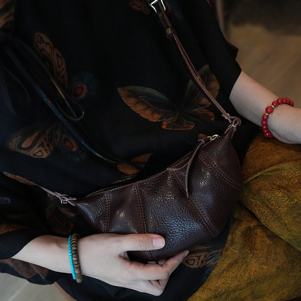 Leather Mini Croissant Crossbody Bag_BDHL8433