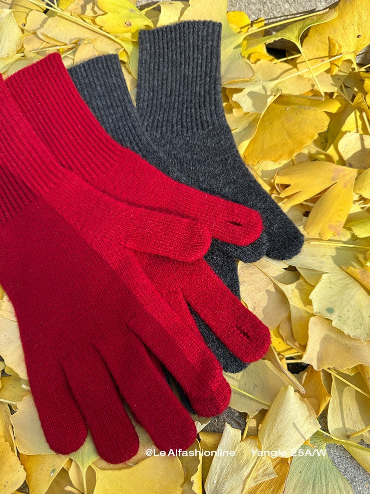 Knitted Short Scarf Or Gloves_BDHL8049