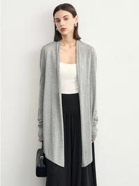 Loose Style Mid-Length Cardigan_BDHL6622