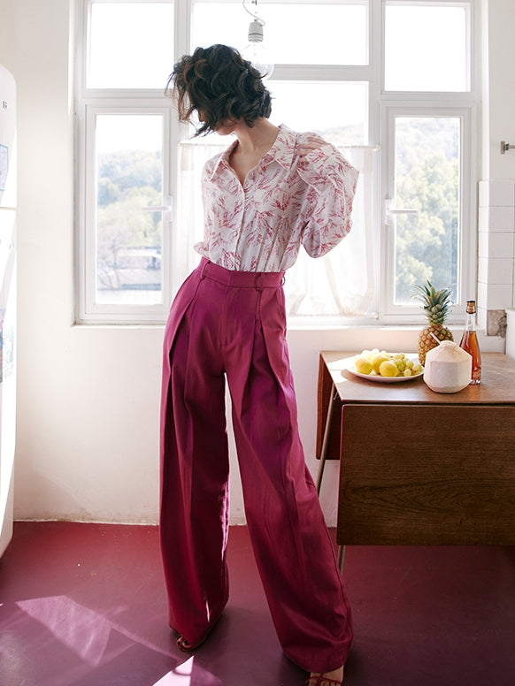 Loose-Fitting Casual Suit Pants_BDHL7472