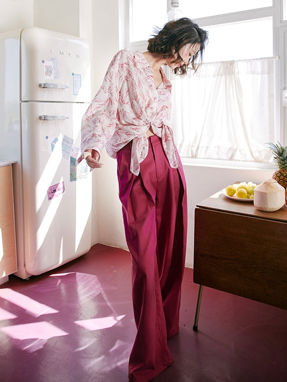 Loose-Fitting Casual Suit Pants_BDHL7472