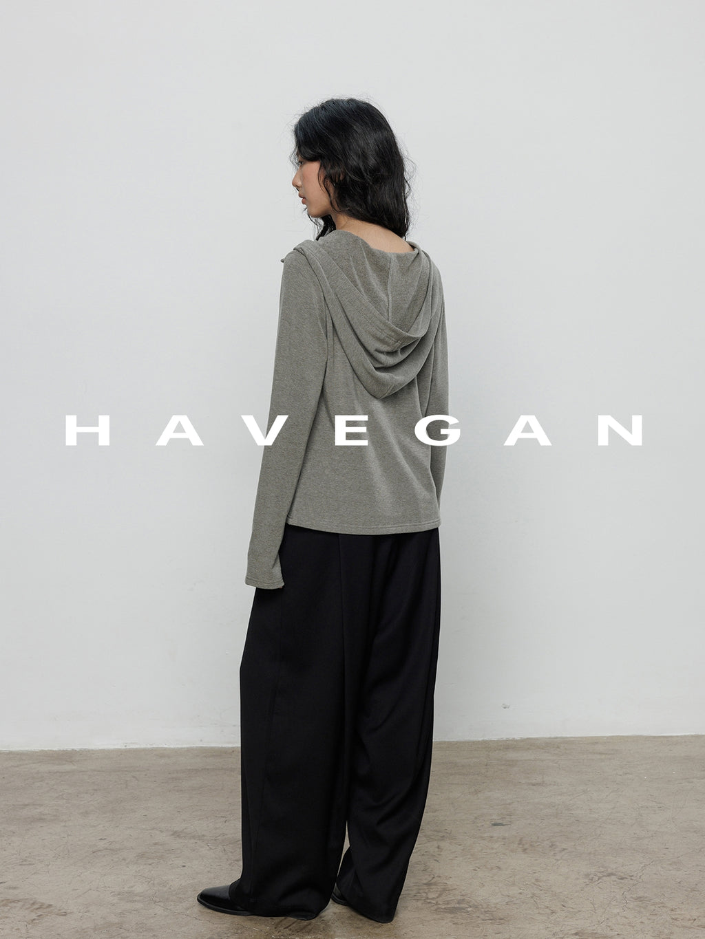 連帽長袖針織衫_BDHL7898