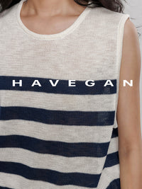 Round Neck Sleeveless Tops_BDHL7233