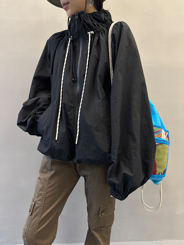 String Collar Short Length Jacket_BDHL7251