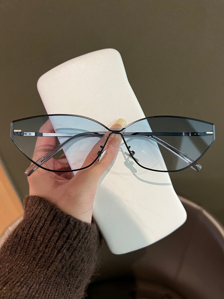 Cat-Eye Metal Sunglasses_BDHL8374