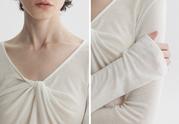 Lightweight Slim-Fit Long-Sleeved Tops_BDHL7725