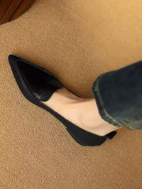 Shallow Pointed Flat Shoes_BDHL7074