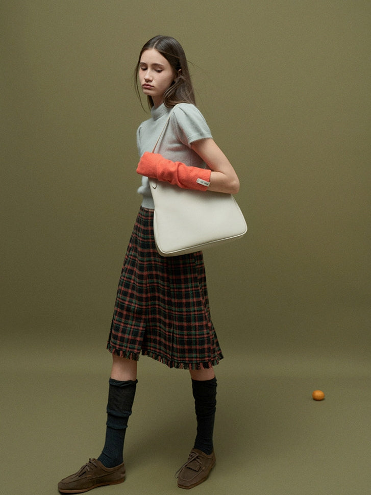 Bubble-Sleeve Turtleneck Knit_BDHL8159