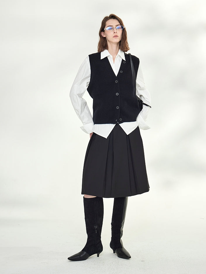 Asymmetrical Waist Belt Shirt_BDHL7789