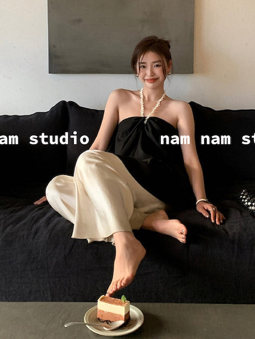 Draped Floor-Length Pants_BDHL7442