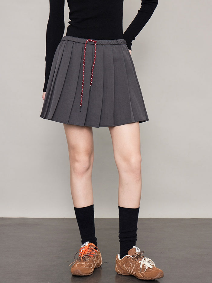 College String Pleated Skirt_BDHL6618