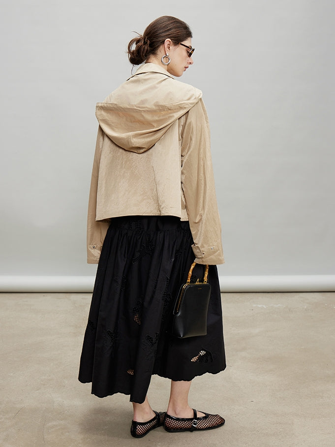 Embroidered Hollow A-Line Skirt_BDHL7184