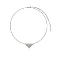 Pave Triangle Pendant Necklace_BDHL8470