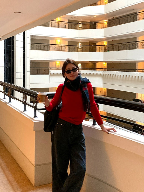 Lazy Seamless Knit Tops_BDHL8125