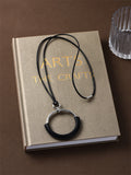 O-Shaped Circle Pendant Necklace_BDHL7439