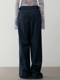 High Waisted Suit Wide Pants_BDHL6481