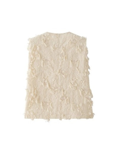 Fringe Sleeveless Top or Shorts_BDHL6012