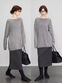 Retro Lazy Knit Pullover_BDHL6685