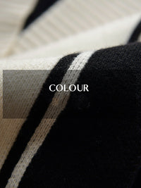 Contrast Color V-Neck Knit_BDHL6501