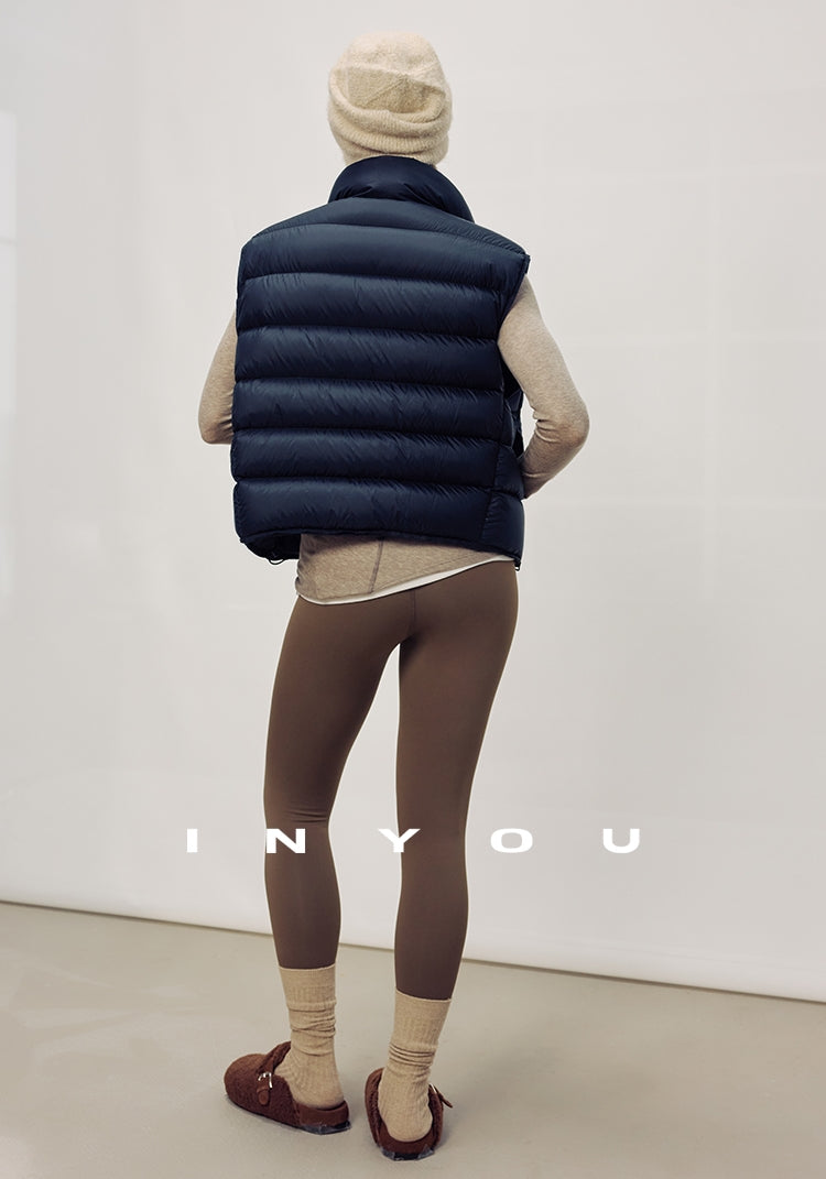 Stand-Collar Down Vest_BDHL7987