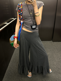 Frilled Wide-Leg Pants_BDHL7258